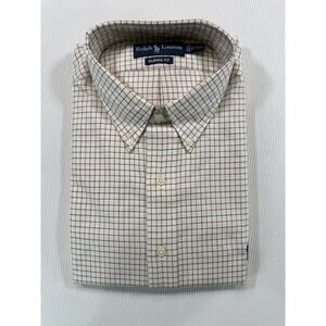 Ralph Lauren 17 XL Classic Fit Tattersall Button Down Dress Shirt NWT
